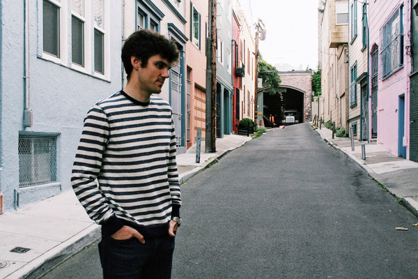 Andrew Striped Long-Sleeve Tee