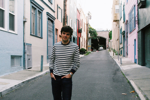 Andrew Striped Long-Sleeve Tee
